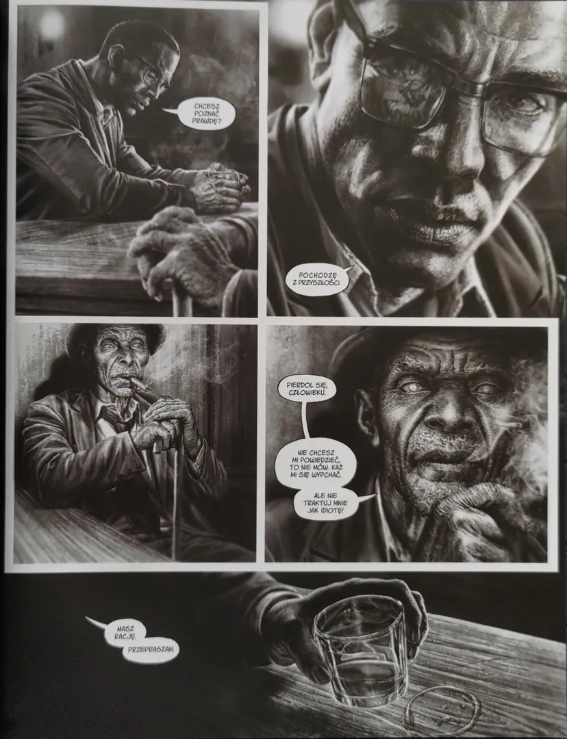 strona komiksu „Błędne koło”