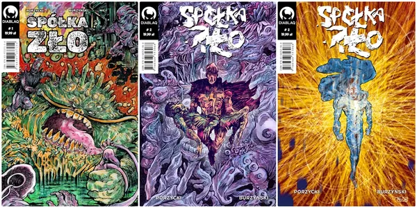 Spółka zło - zeszyt 1 i 2. Krótka recenzja komiksu Piotra Burzyńskiego i Karola Porzyckiego