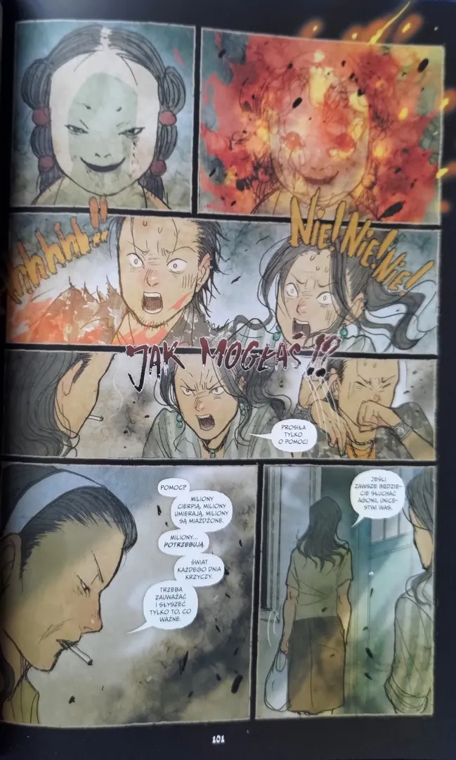 strona komiksu „Pożeracze Nocy. Tom 2. Jej mali żniwiarze”