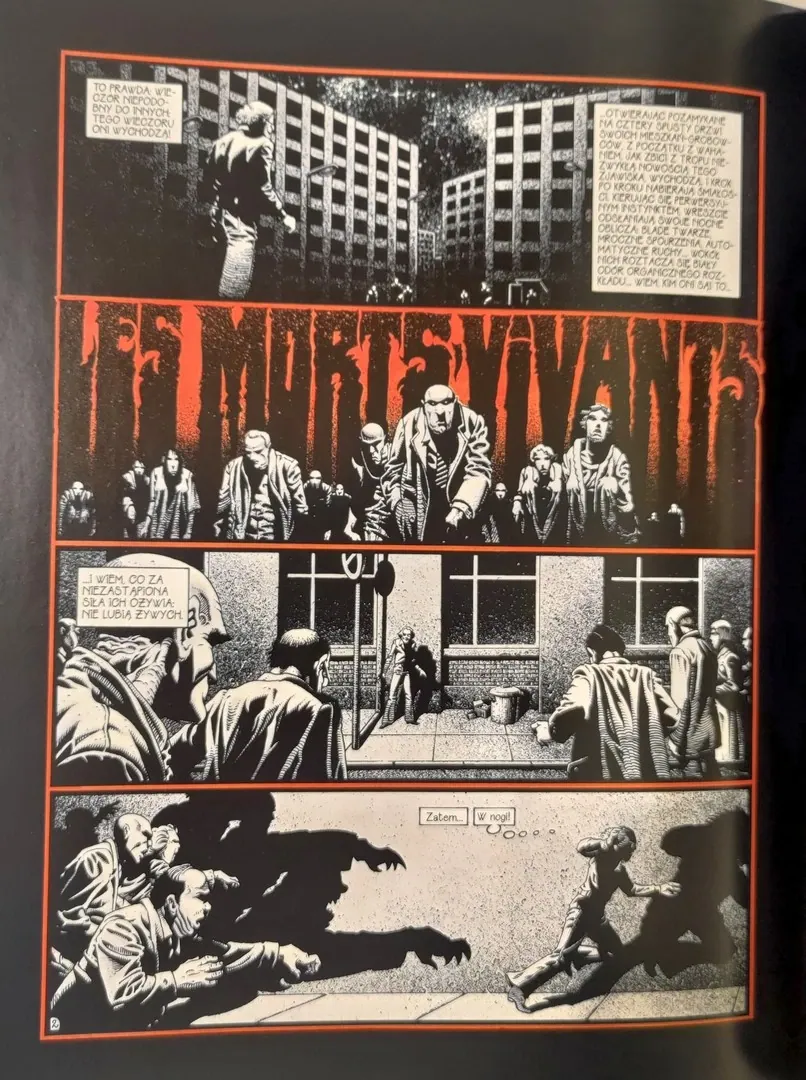 strona komiksu "Scenki z życia osiedla"