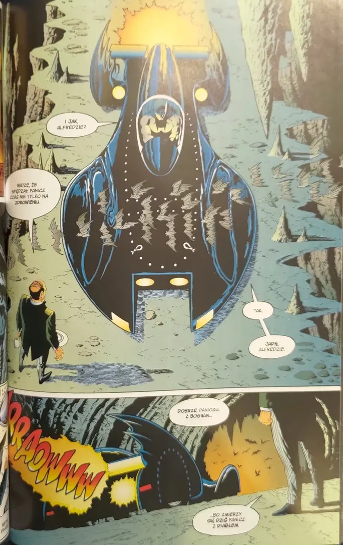 strona komiksu "Batman. Łowy"