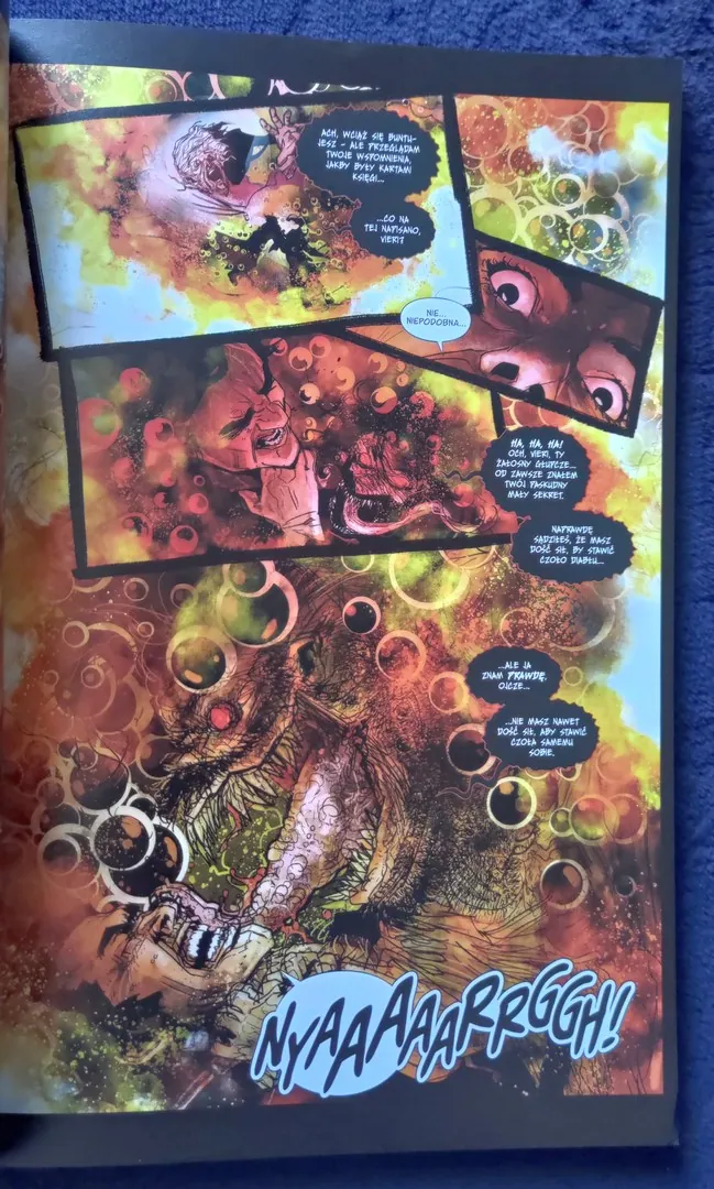 strona komiksu "Diabeł o mojej twarzy"