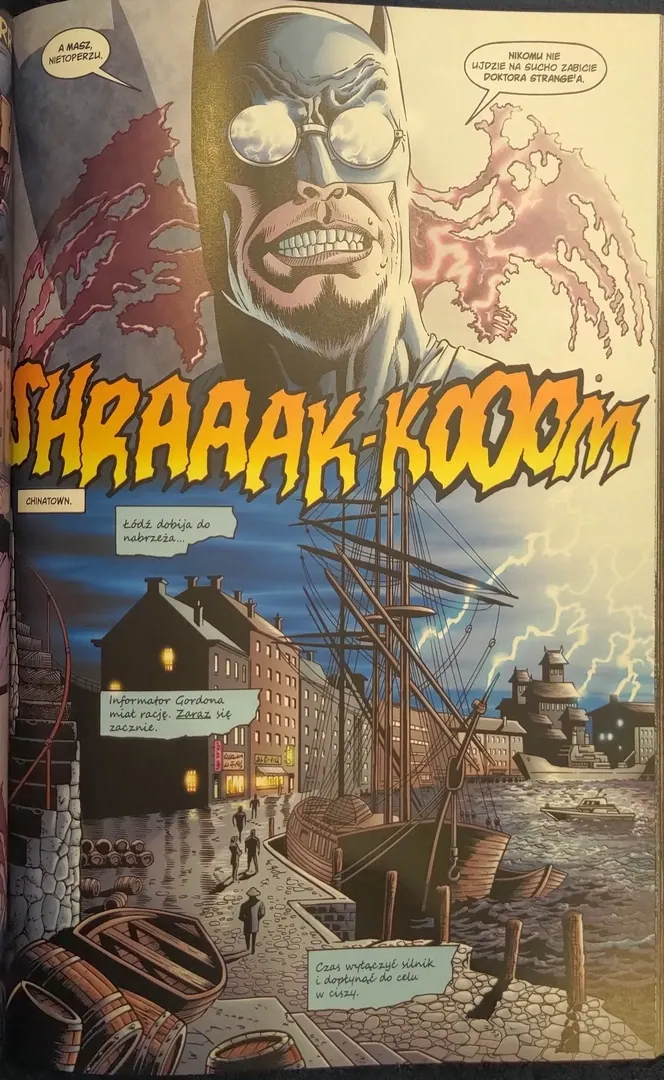 strona komiksu "Batman. Łowy"