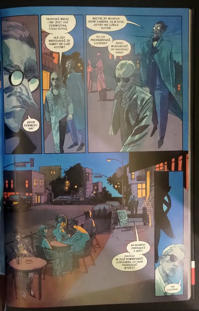 strona komiksu "Kraina koszmarów. 2. Szklany Dom."