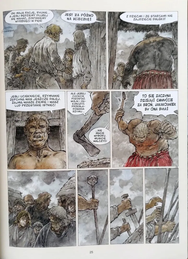 strona komiksu „Brigantus. 2. Pikt.”
