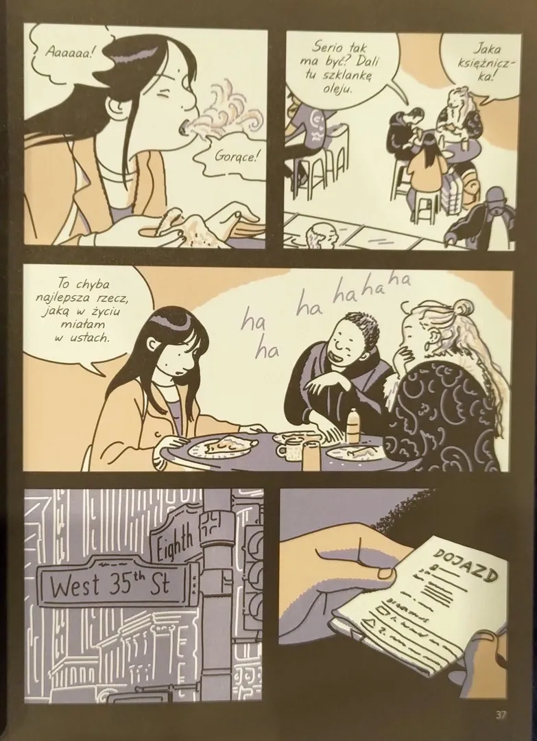 strona komiksu "Połączenia"