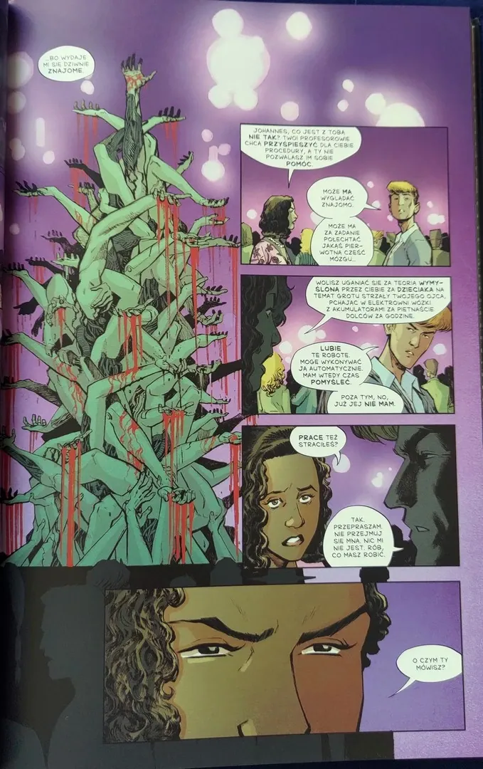 strona komiksu "Jednoręki i Sześć palców"