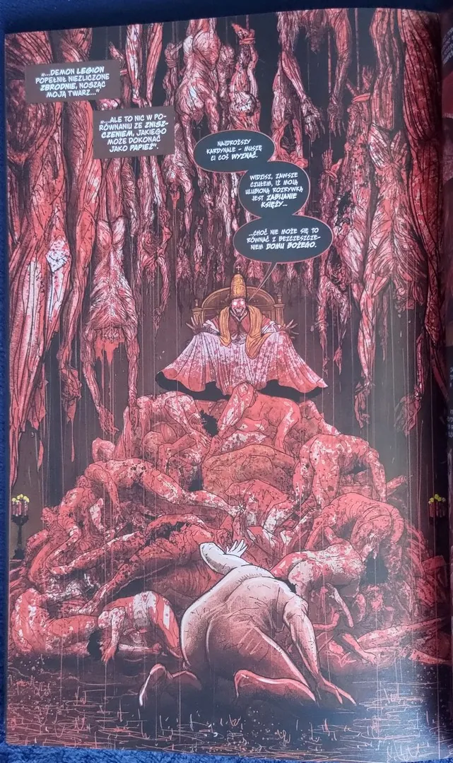 strona komiksu "Diabeł o mojej twarzy"