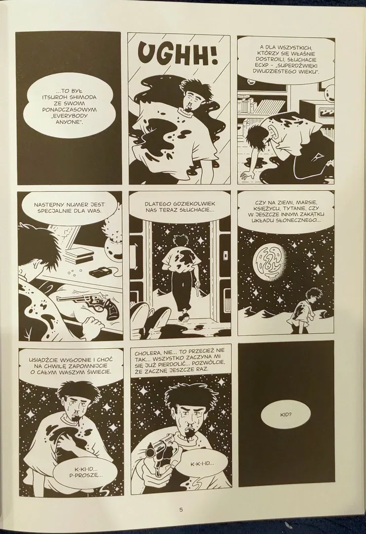 strona komiksu „Nawet nas tu nie ma”