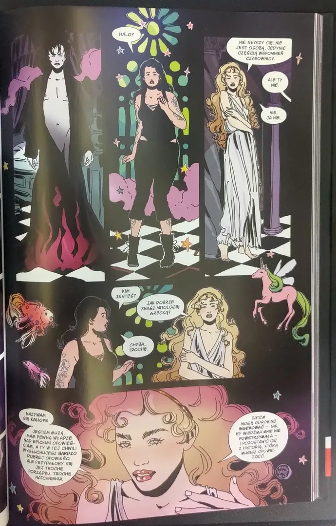 strona komiksu "Kraina koszmarów. 2. Szklany Dom."