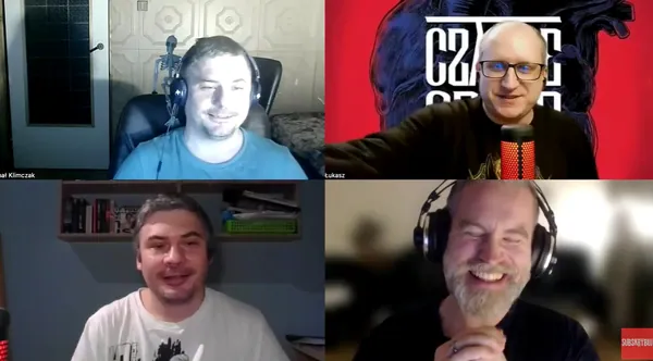 Łukasz Godlewski, autor Czarnego Serca, w ogniu pytań  ekipy Dobrego Horroru [wideo]