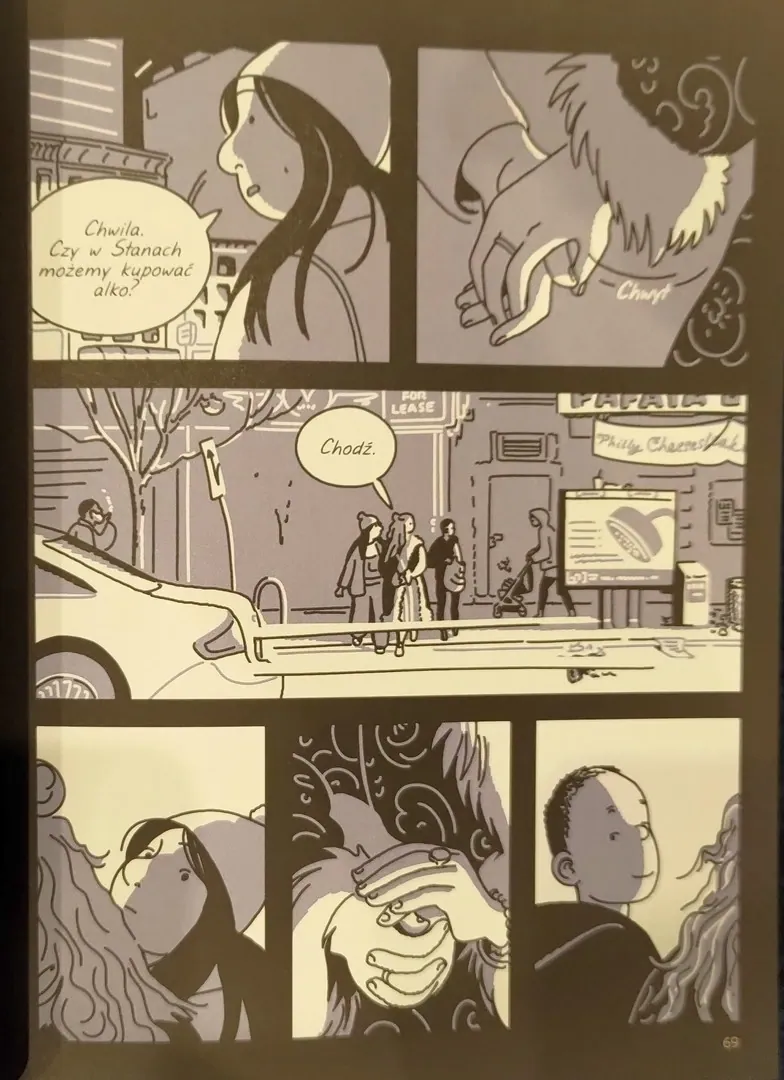 strona komiksu "Połączenia"