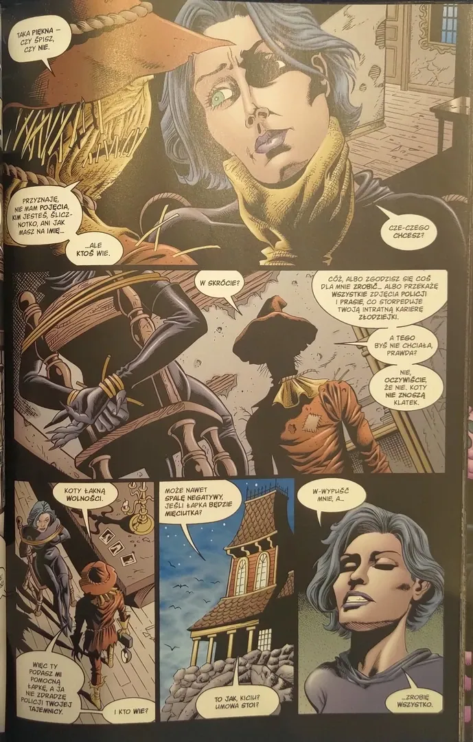 strona komiksu "Batman. Łowy"