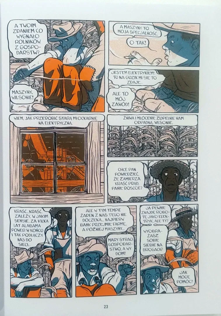 strona komiksu "Robota jak każda inna"