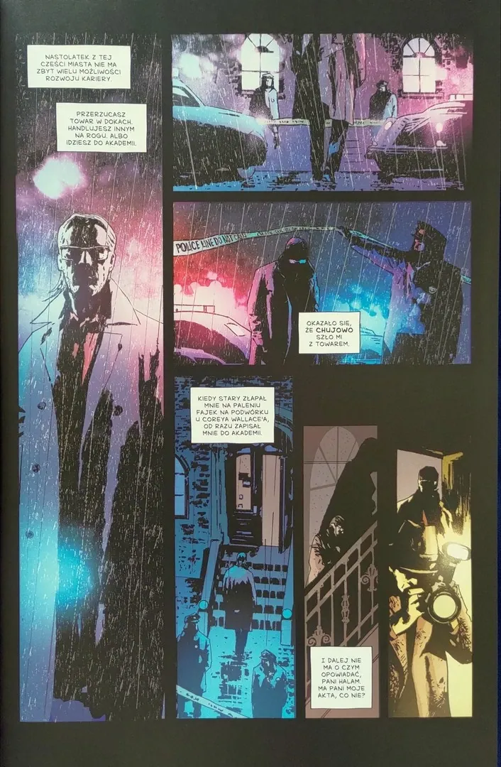 strona komiksu "Jednoręki i Sześć palców"