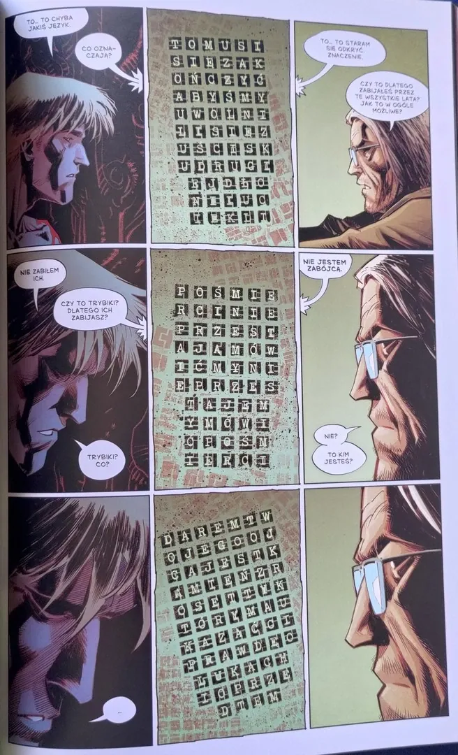strona komiksu "Jednoręki i Sześć palców"