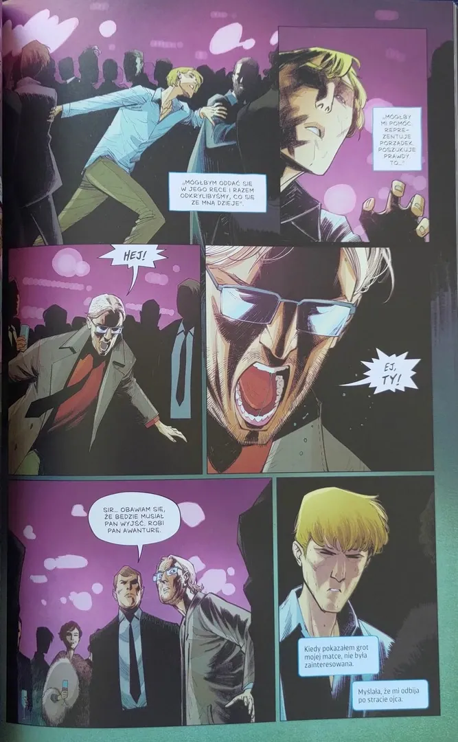 strona komiksu "Jednoręki i Sześć palców"