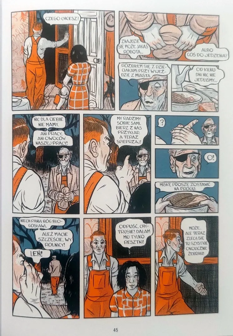 strona komiksu "Robota jak każda inna"