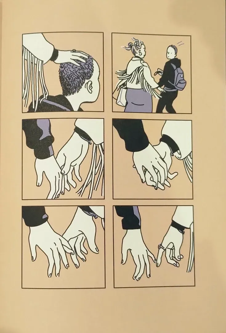 strona komiksu "Połączenia"