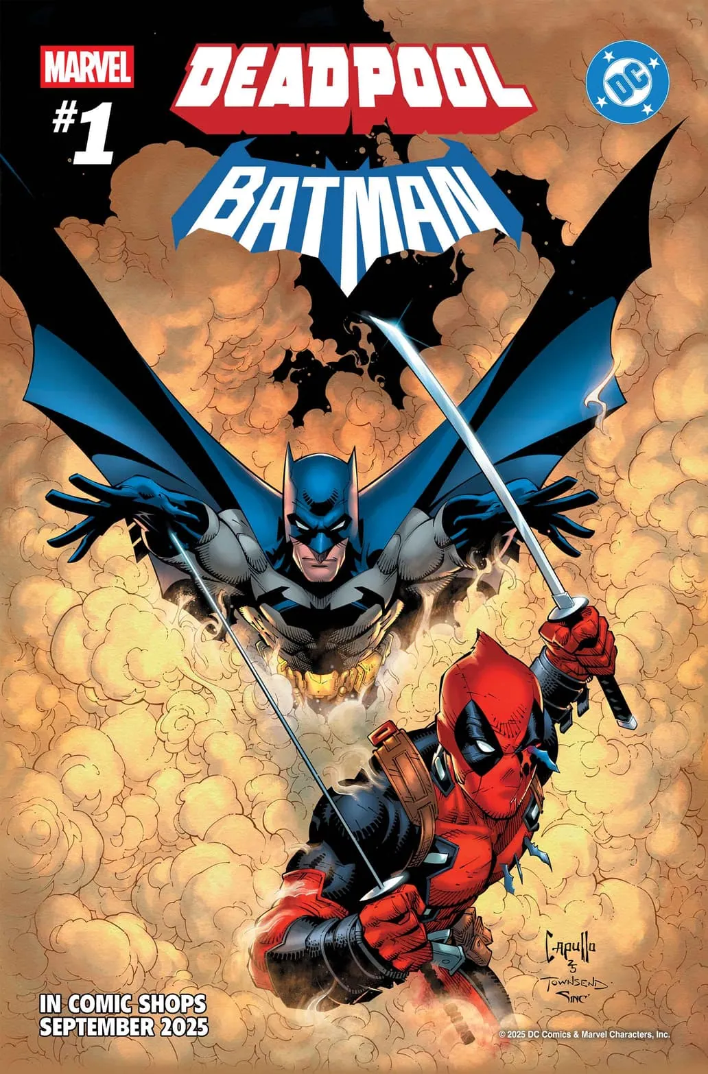 okładka komiksu Deadpool vs Batman