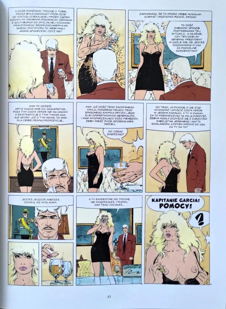 strona komiksu „XIII.Tom 3”