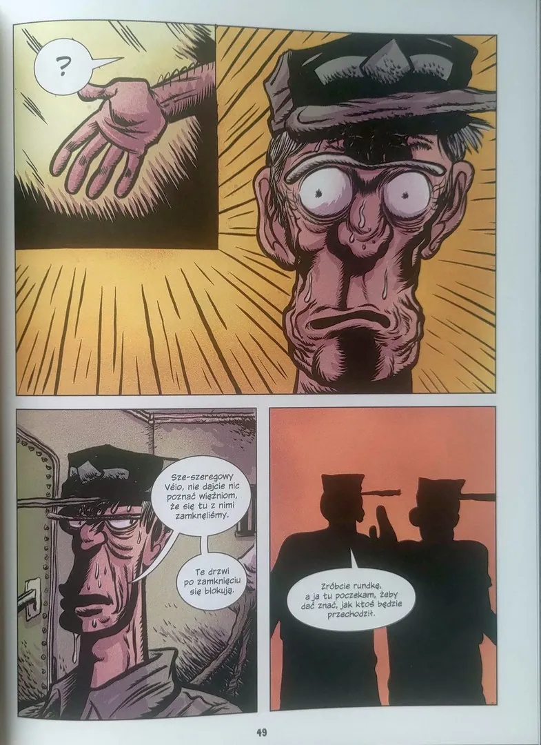 strona komiksu „Małe miasteczko”