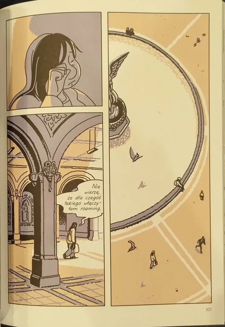 strona komiksu "Połączenia"