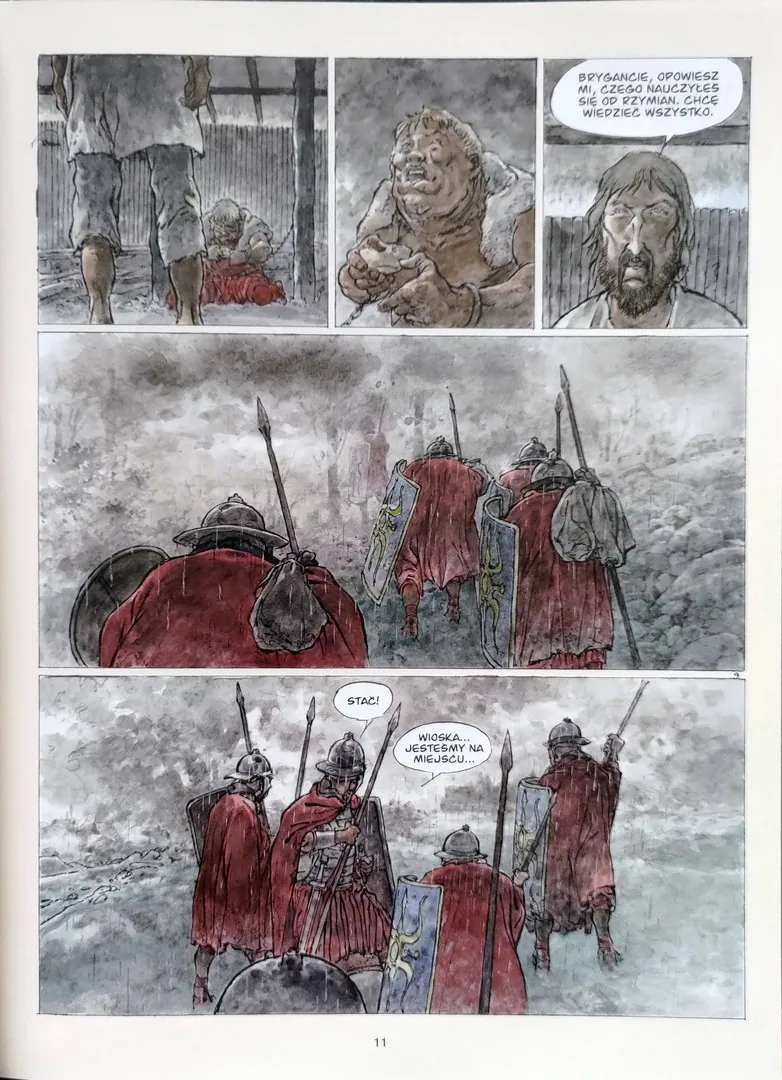 strona komiksu „Brigantus. 2. Pikt.”