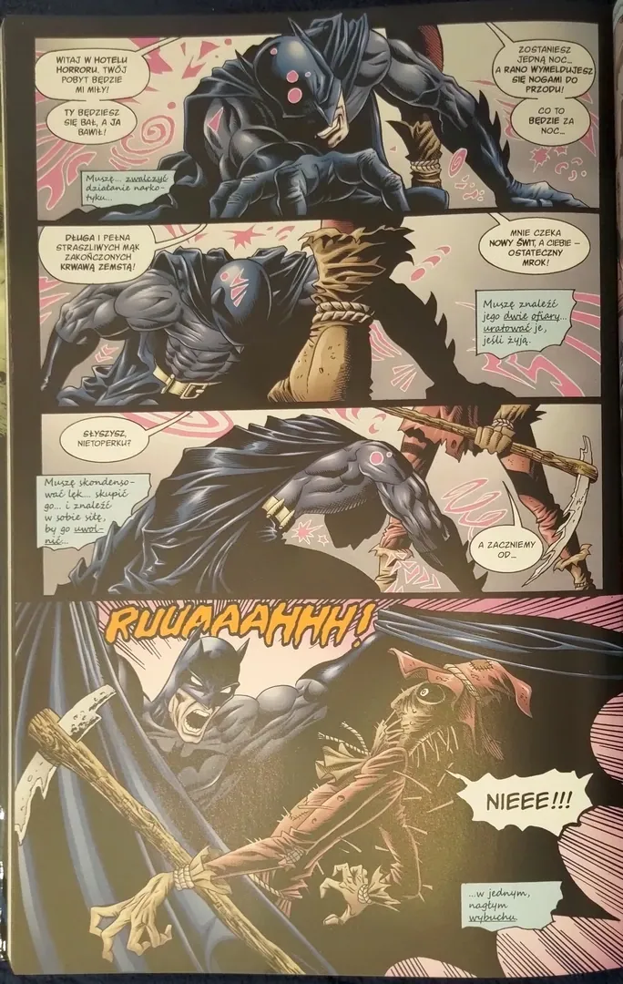 strona komiksu "Batman. Łowy"