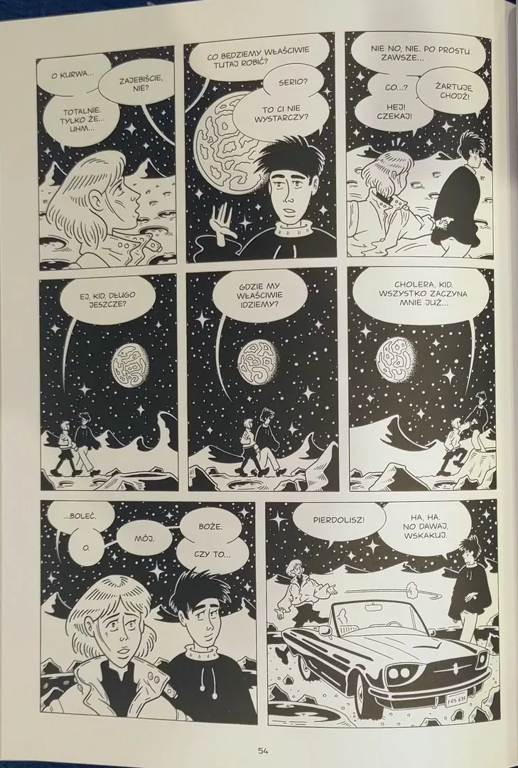 strona komiksu „Nawet nas tu nie ma”