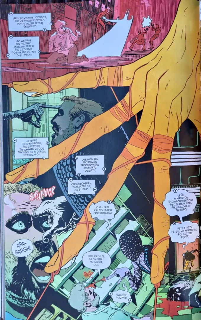 strona komiksu "Batman Detective Comics - Gothamski Nokturn: Akt II"