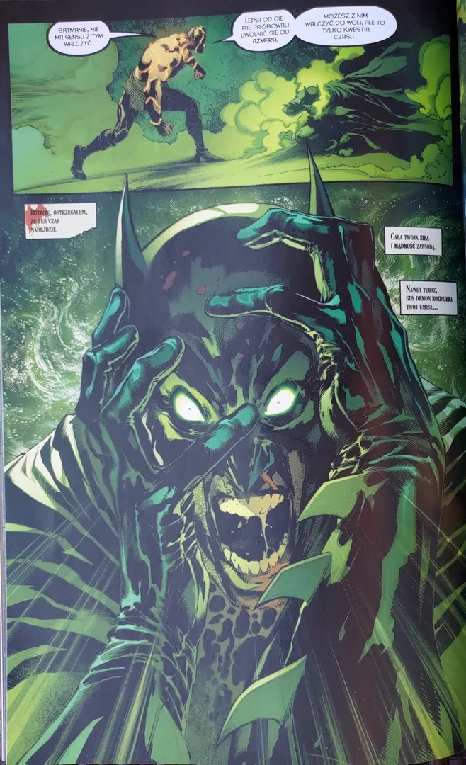 strona komiksu "Batman Detective Comics - Gothamski Nokturn: Akt II"