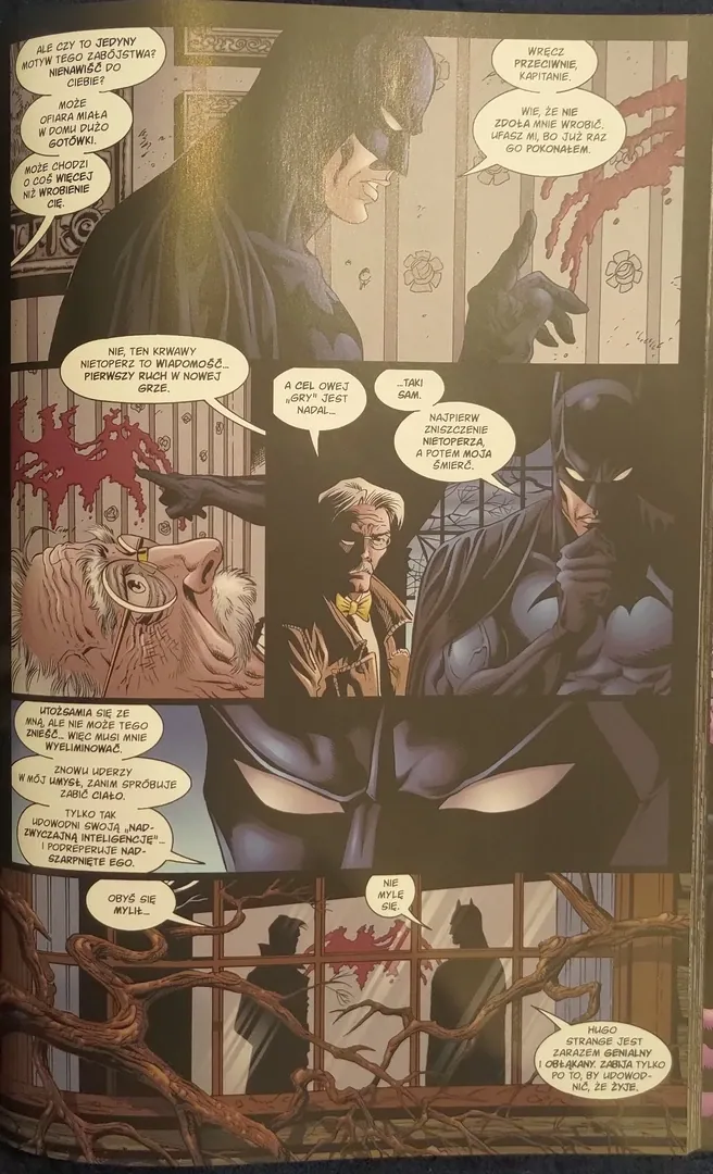 strona komiksu "Batman. Łowy"