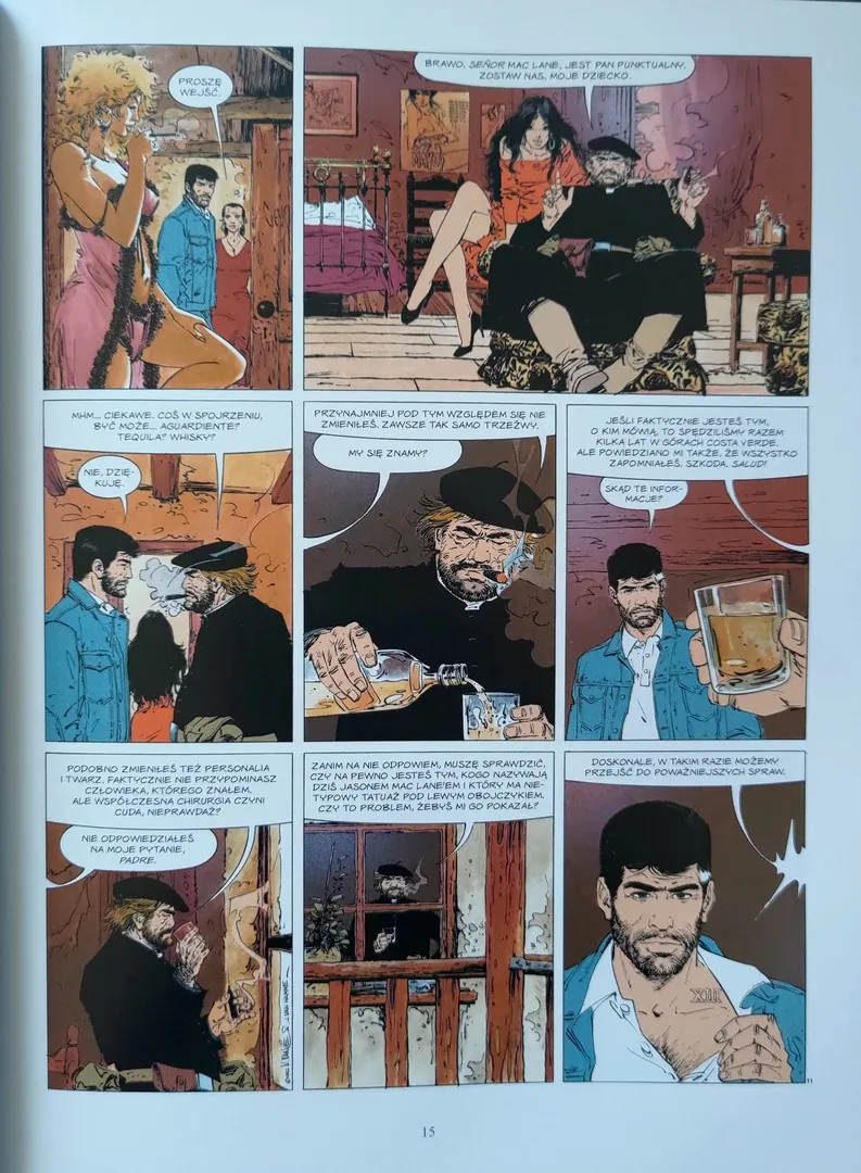 strona komiksu „XIII.Tom 3”