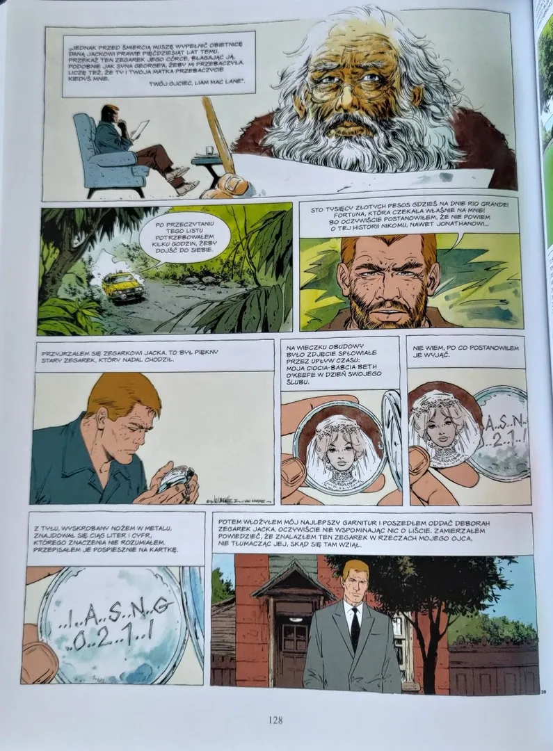 strona komiksu „XIII.Tom 3”