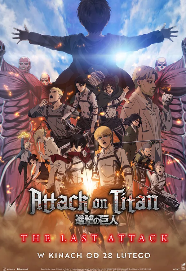 Attack on Titan the Movie: The Last Attack - film na podstawie popularnej mangi w Heliosie