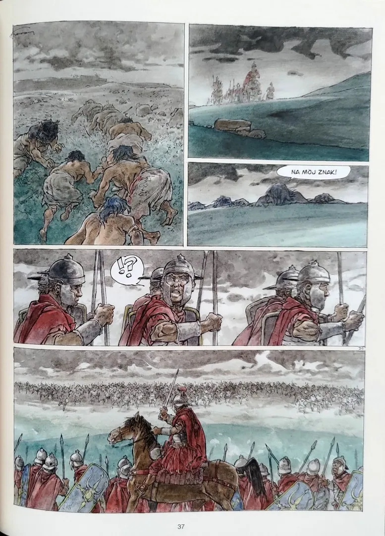 strona komiksu „Brigantus. 2. Pikt.”