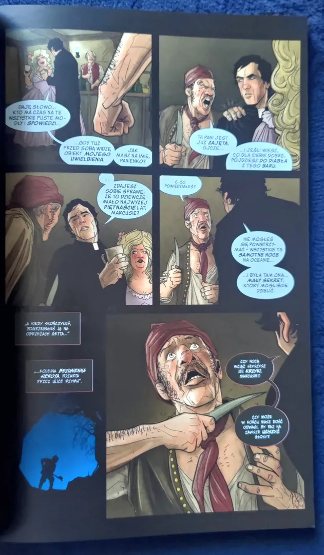 strona komiksu "Diabeł o mojej twarzy"