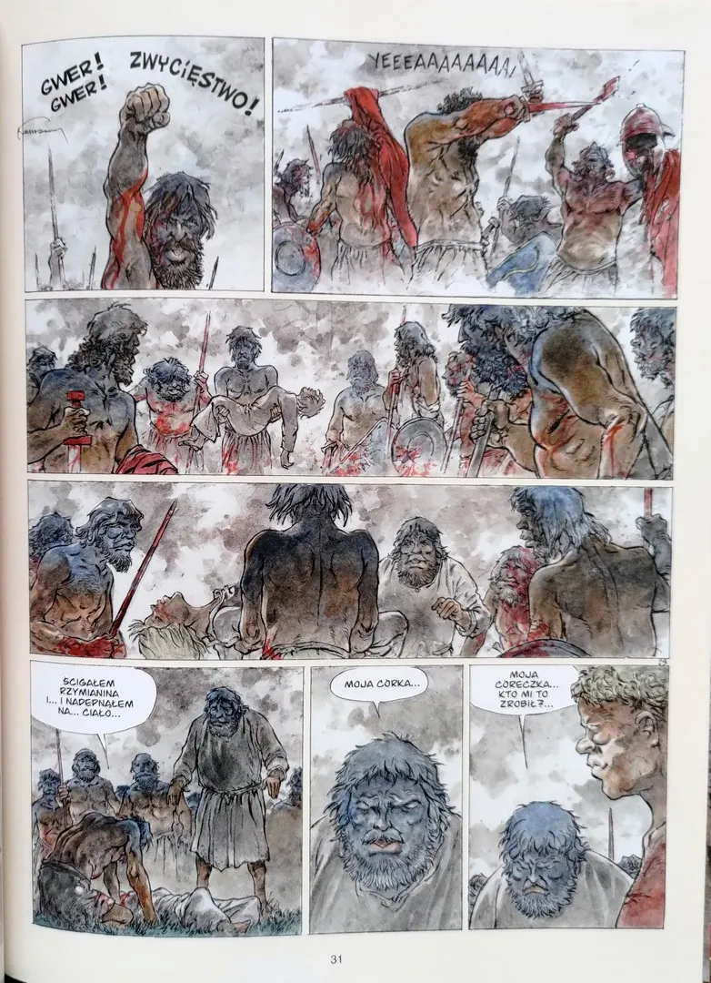 strona komiksu „Brigantus. 2. Pikt.”